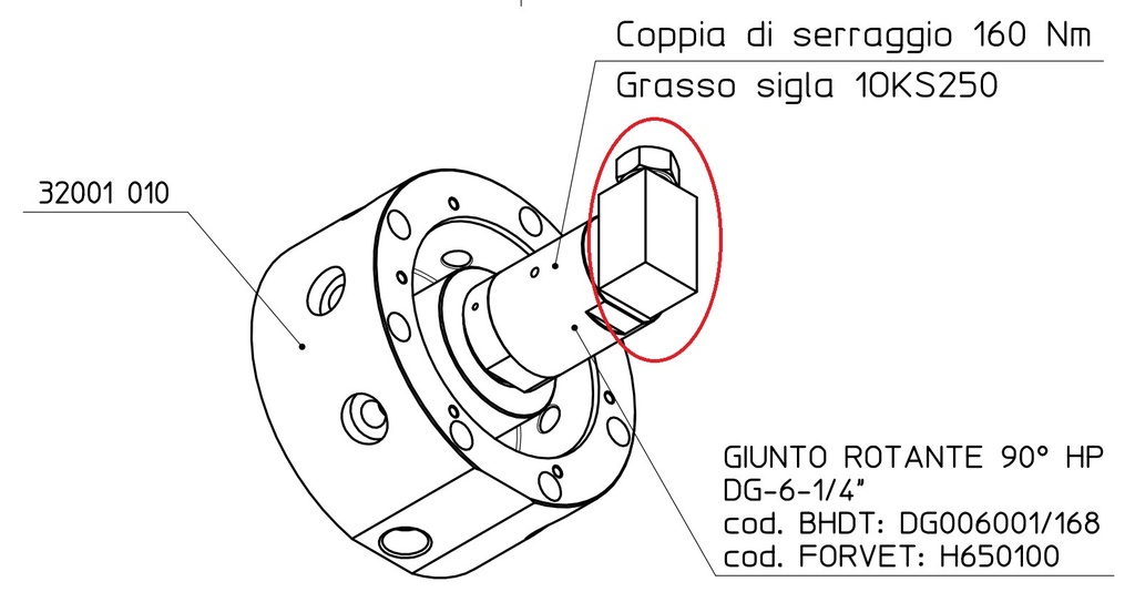 Swivel Joint 90° 1/4"