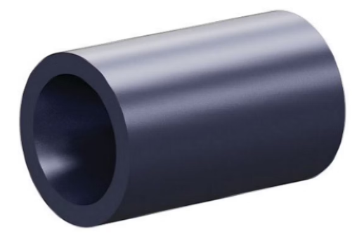 T106 Tungs Carb Straight Bore Nozzle SERIES 3/4" Thread x 1-5/8" Length  All Steel Jacket 1/16"