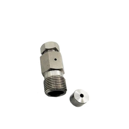 [A-0792C-1] Adapter 3/8"M - 1/4"F Con Adaptador Thimble Filter