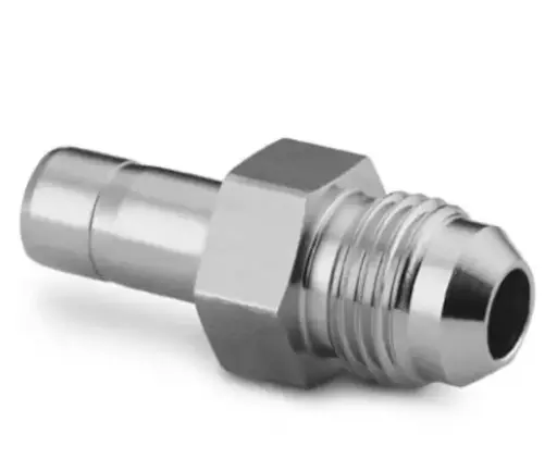 [SS-4-TA-1-4AN] Stainless Steel Swagelok Tube Fitting, Male Tube Adapter, 1/4 in. Tube OD x 1/4 in. AN Tube Flare